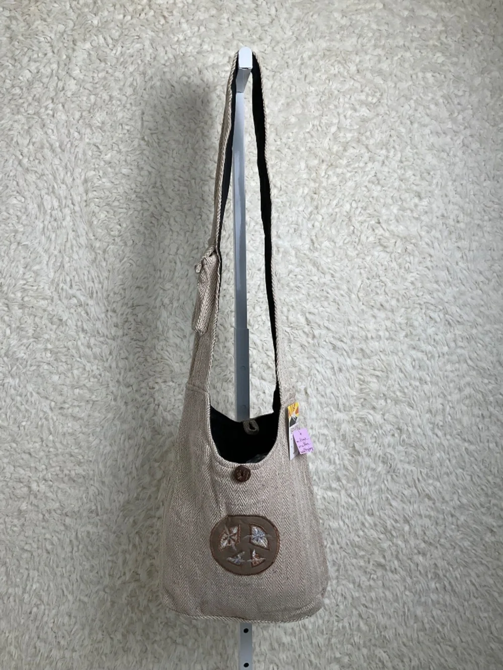 HIMALAYAN PEACE HOBO-STYLE WOMEN'S CROSSBODY/SLING PURSE~NWT!